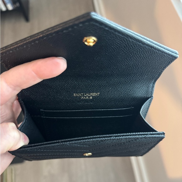 Saint Laurent YSL Monogram Small Flap Wallet in Grained Leather - Picture 5 of 16